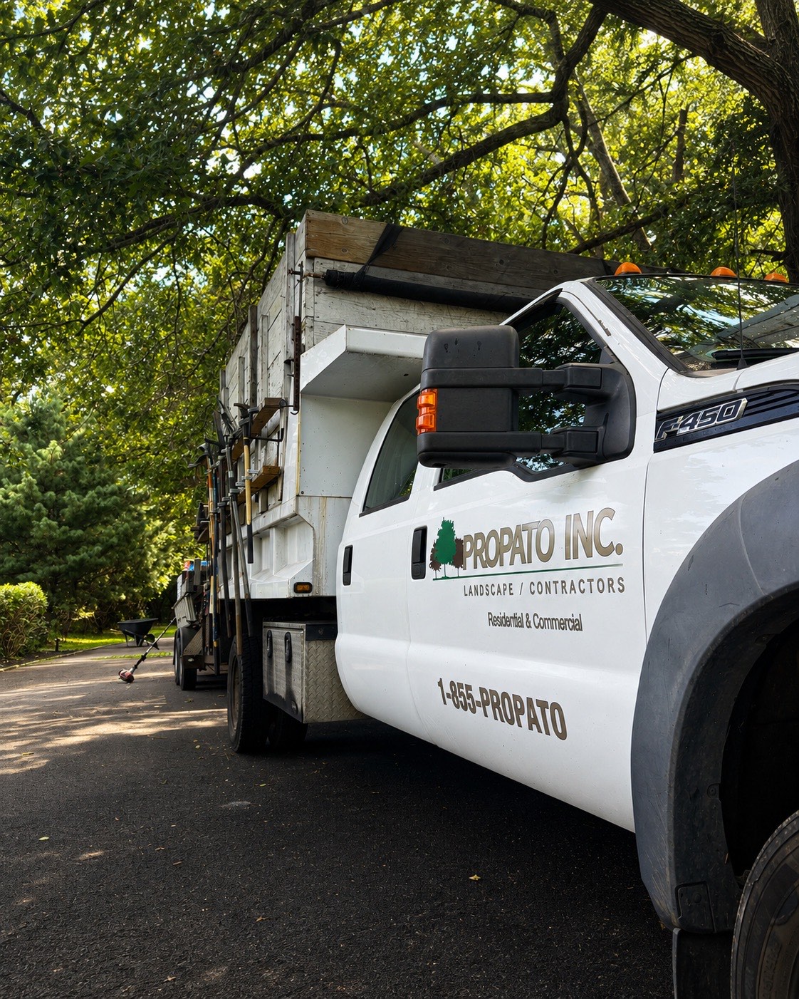 Propato Inc. Landscaping team on a job site